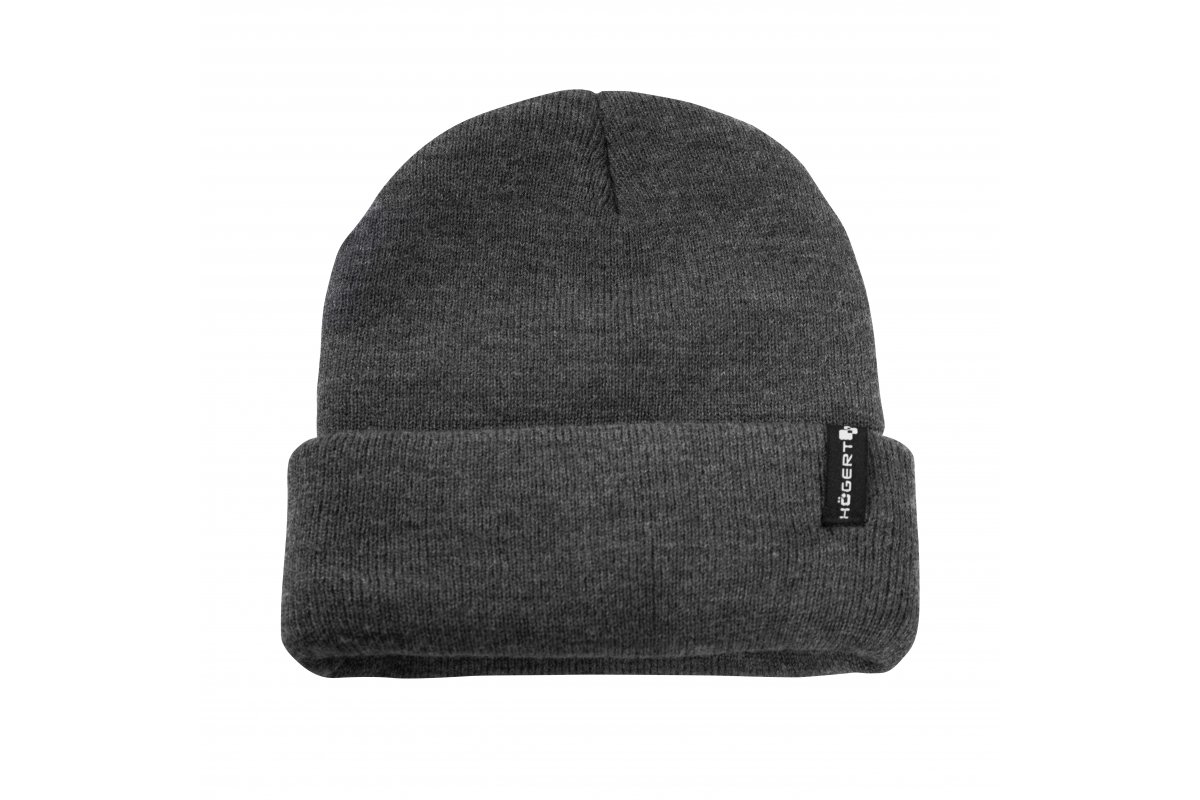 EGON зимняя двойная шапка темно-серая